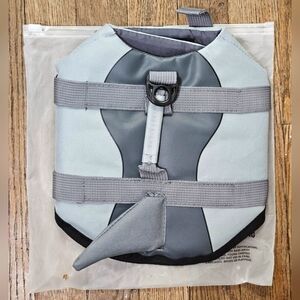 Gray Shark Pet Vest XS